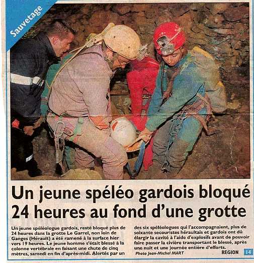 Sortie du Garrel : ARTICLE DANS UNE ETROITURE / PATIENCE, IL ARRIVE...