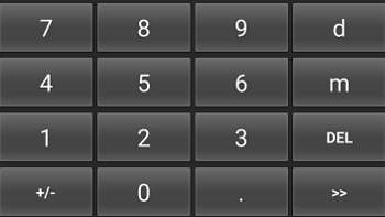 numerical keypad