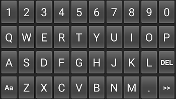 qwerty keypad